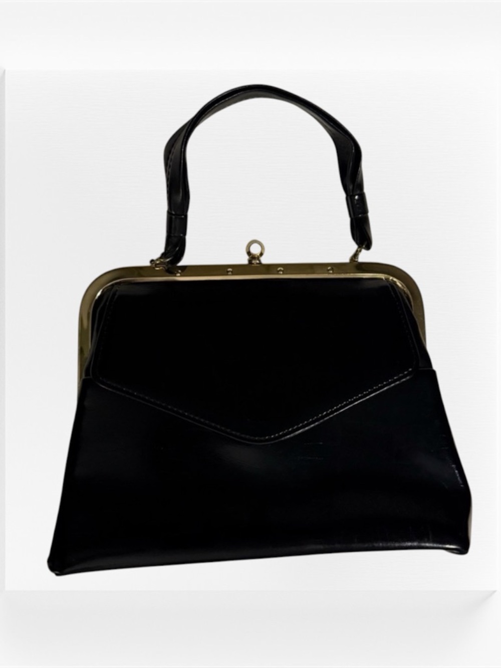 Elegant Black Vintage Handbag